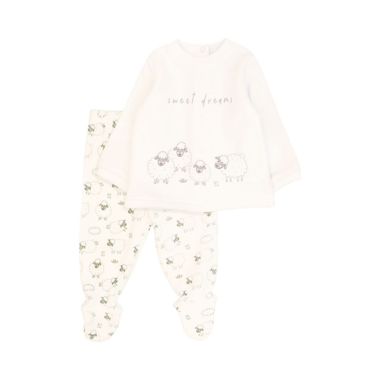 FICCUS - Conjunto Niño Sheeps 2620101 Blanco Ficcus