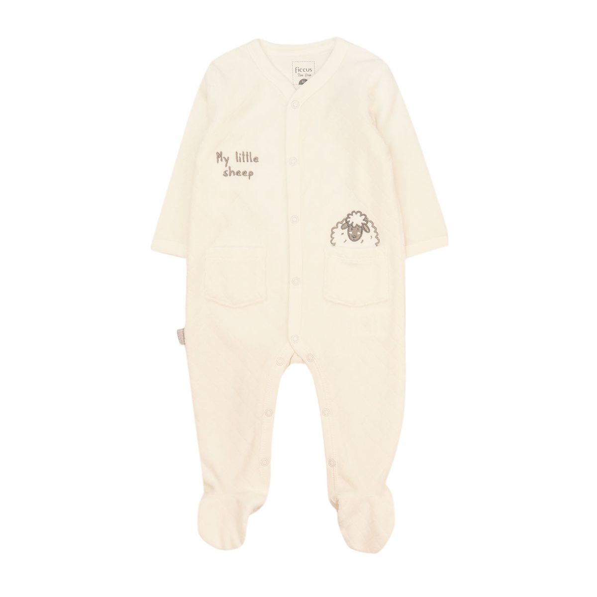 FICCUS - Osito Niño Sheeps 2620108 Blanco Ficcus