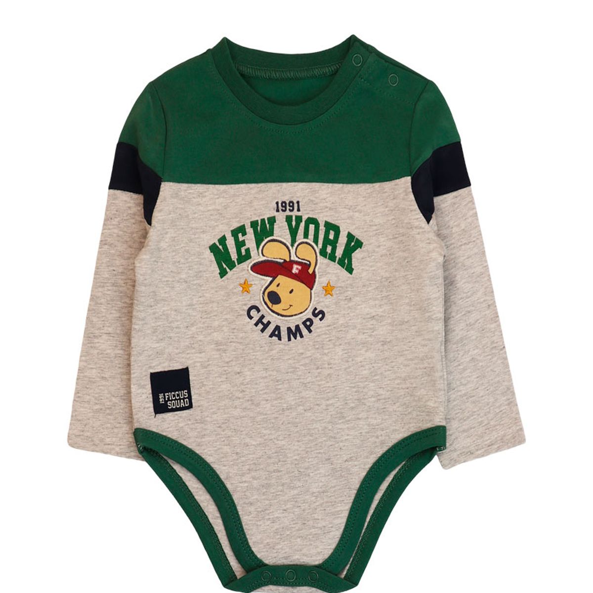 FICCUS - Body Niño Squad 2620136 Gris Melange Ficcus