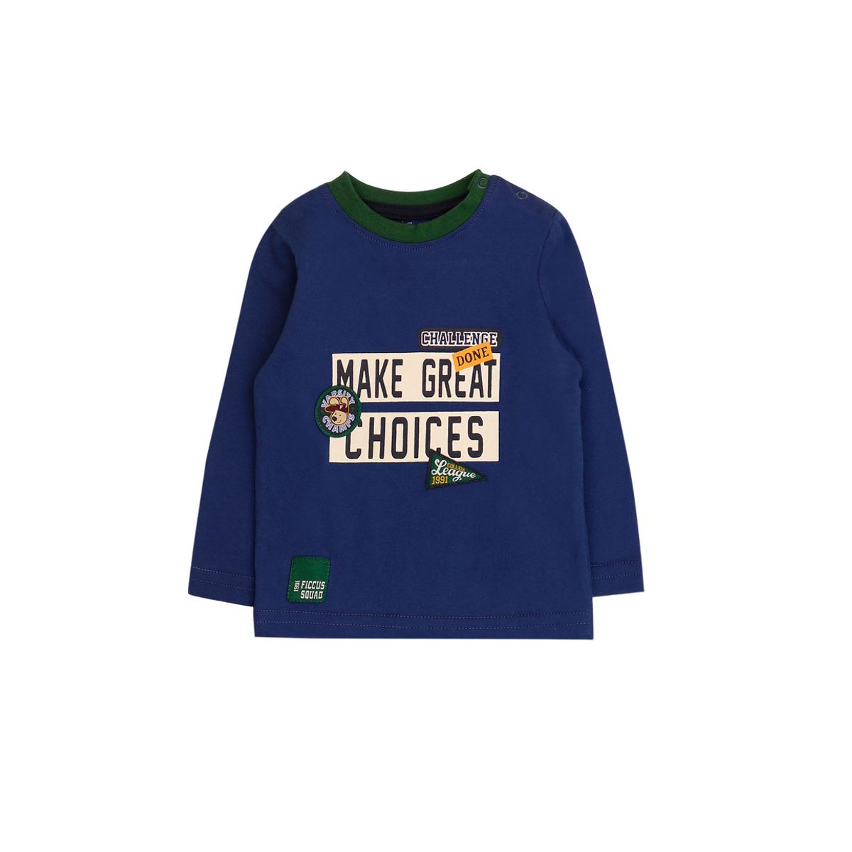 FICCUS - Polera Niño Squad 2620137 Azulino Ficcus