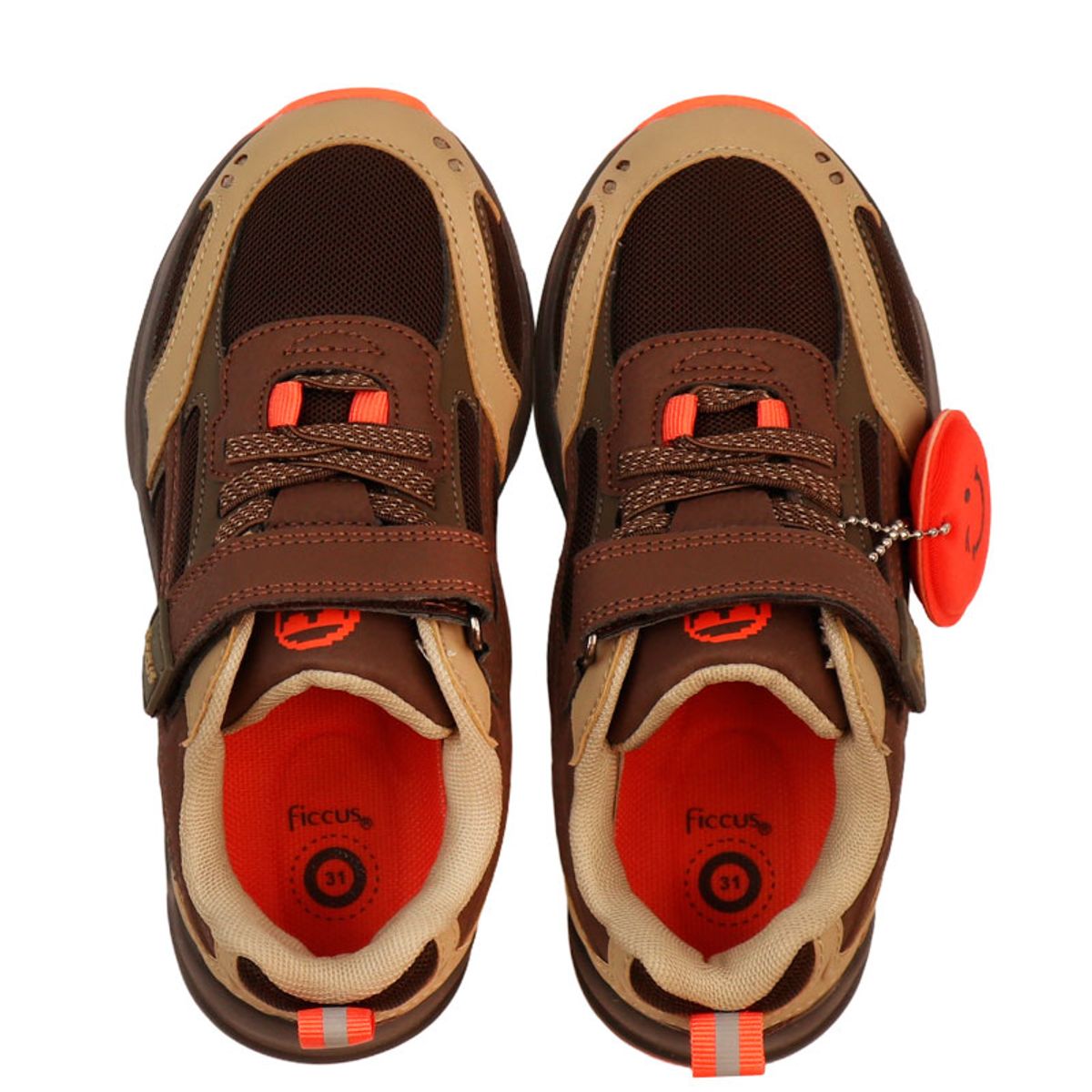 FICCUS - Zapatilla Sport Niño Sport 2620904 Café Ficcus