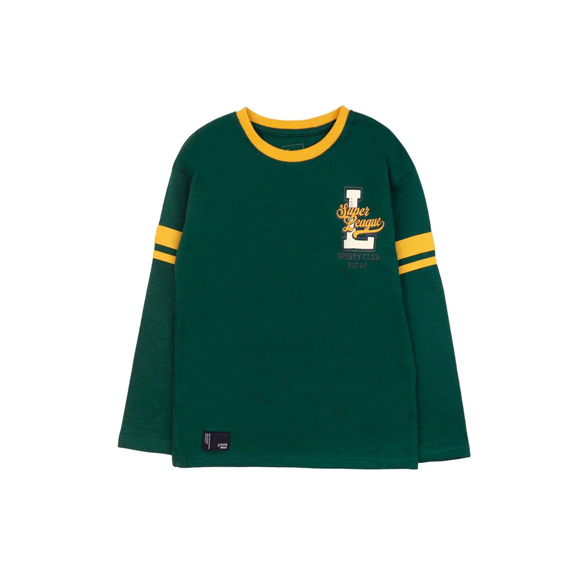 FICCUS - Polera Niño Squad 2620225 Verde Ficcus