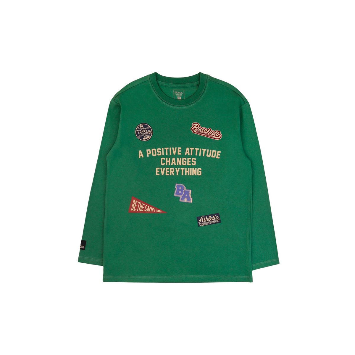 FICCUS - Polera Niño Squad 2620331 Verde Ficcus