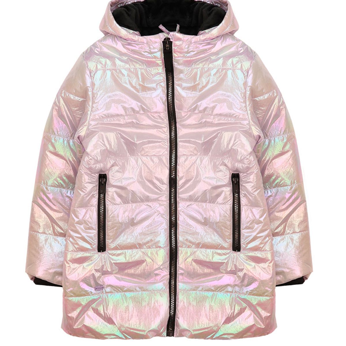 FICCUS - Parka Niña Attitude 2620324 Plateado Tornasol Ficcus