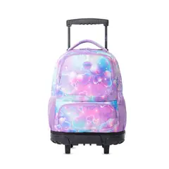 TOTTO - Mochila para Niña con ruedas Skl Grande Morado