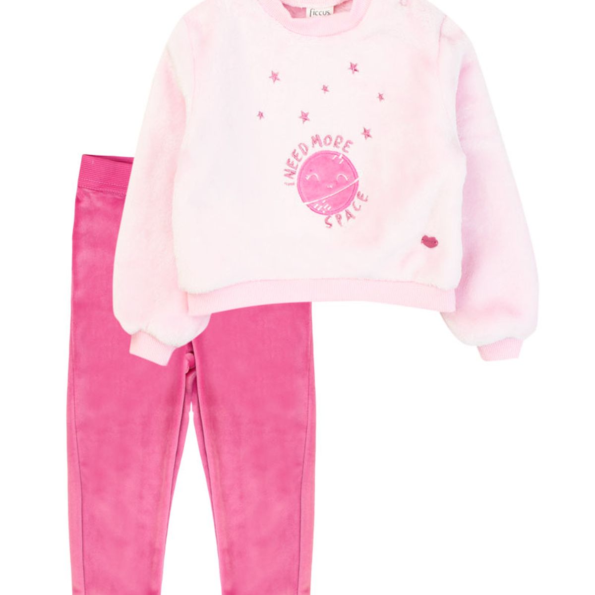 FICCUS - Conjunto Niña Attitude 2620212 Rosado Ficcus