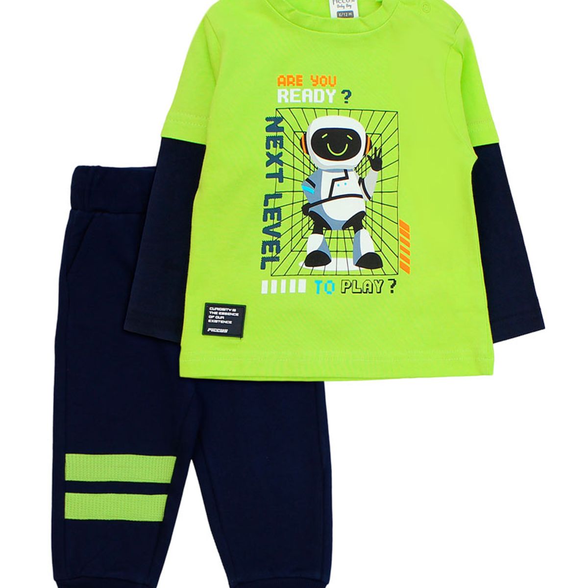 FICCUS - Conjunto Niño Attitude 2620160 Verde Limon Ficcus