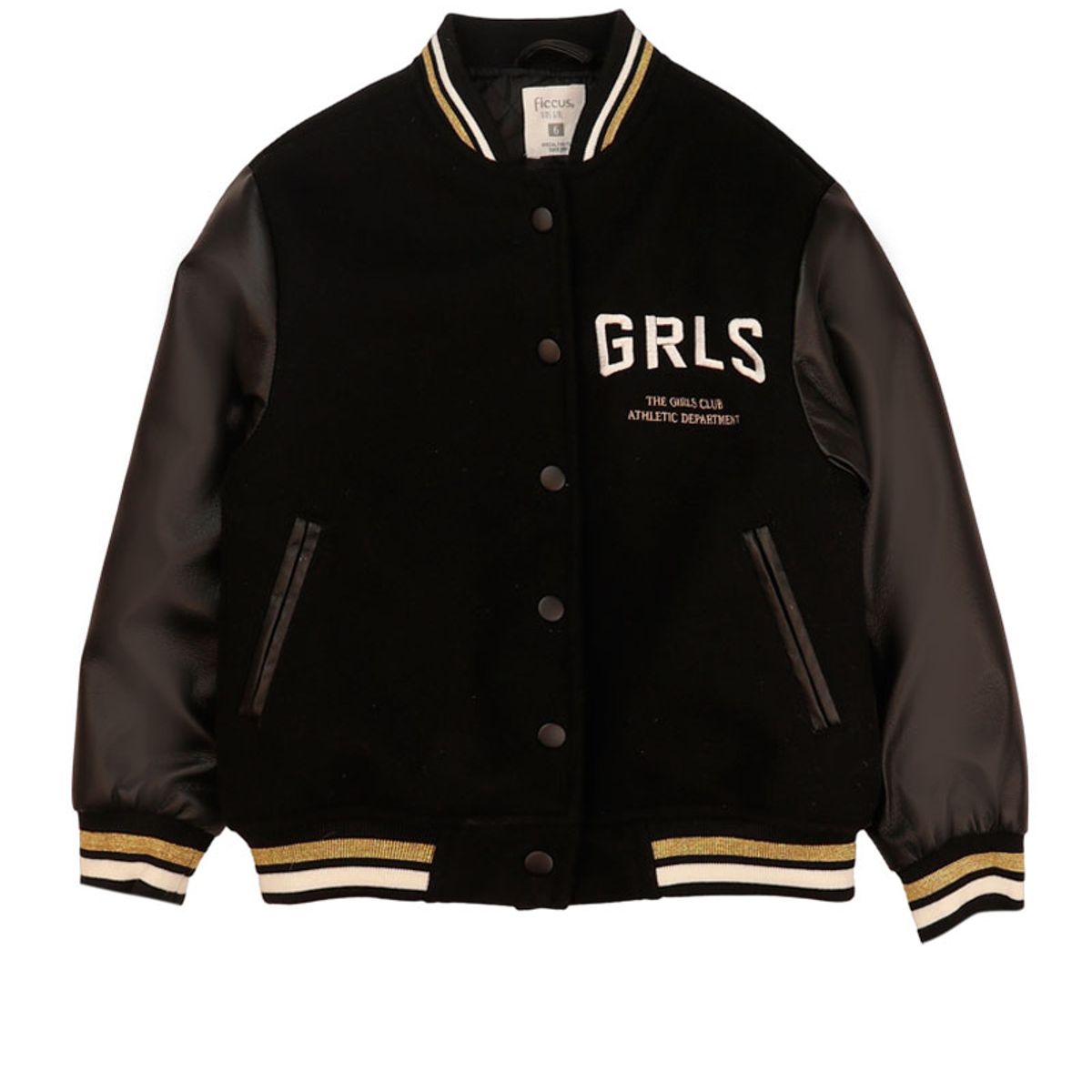 FICCUS - Chaqueta Niña Squad 2620318 Negro Ficcus