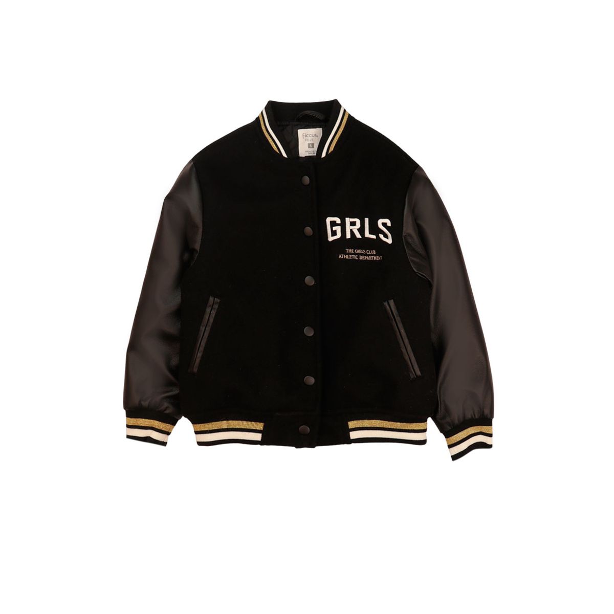 FICCUS - Chaqueta Niña Squad 2620318 Negro Ficcus