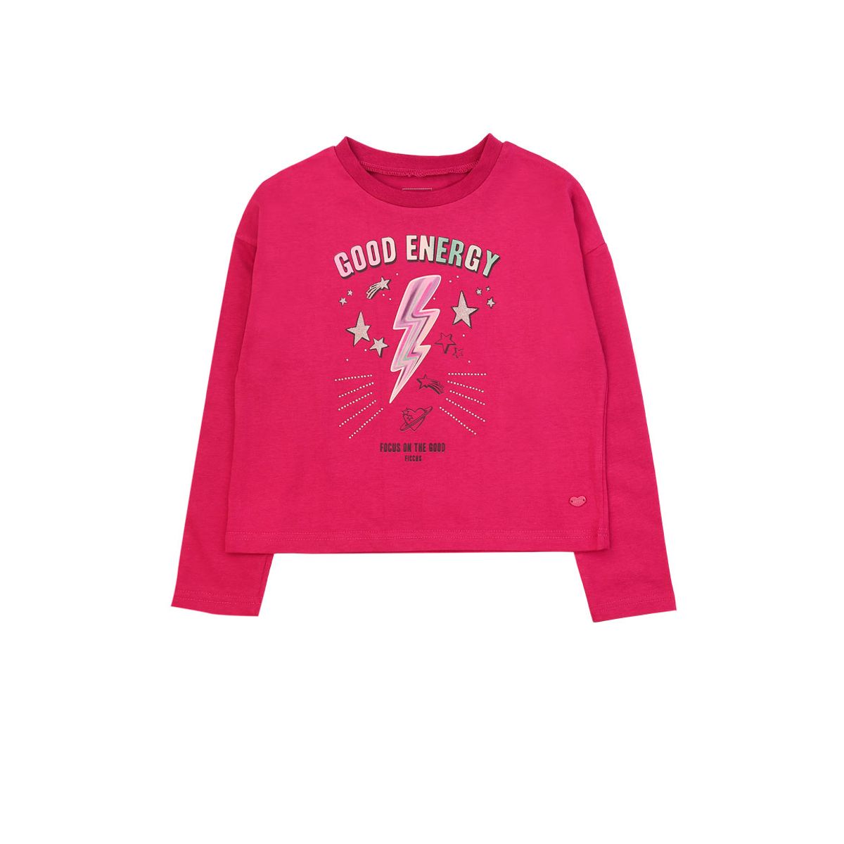 FICCUS - Polera Niña Attitude 2620283 Magenta Ficcus
