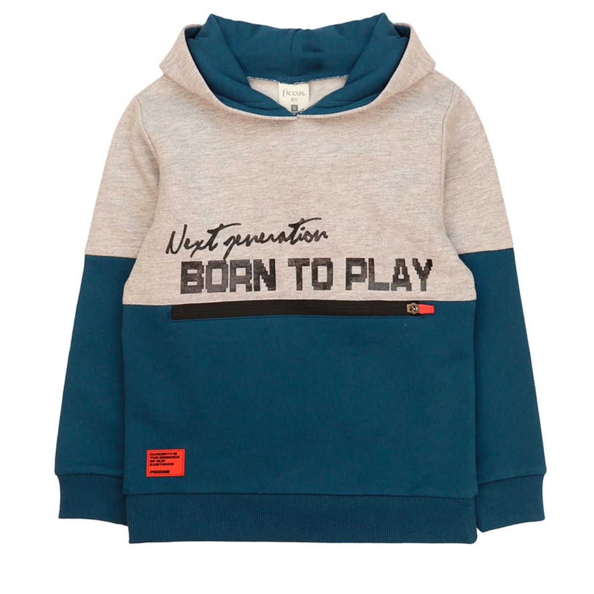 FICCUS - Polerón Niño Attitude 2620240 Gris Melange Ficcus