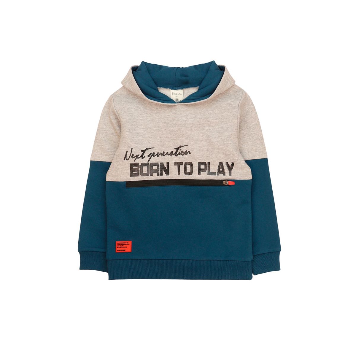 FICCUS - Polerón Niño Attitude 2620240 Gris Melange Ficcus