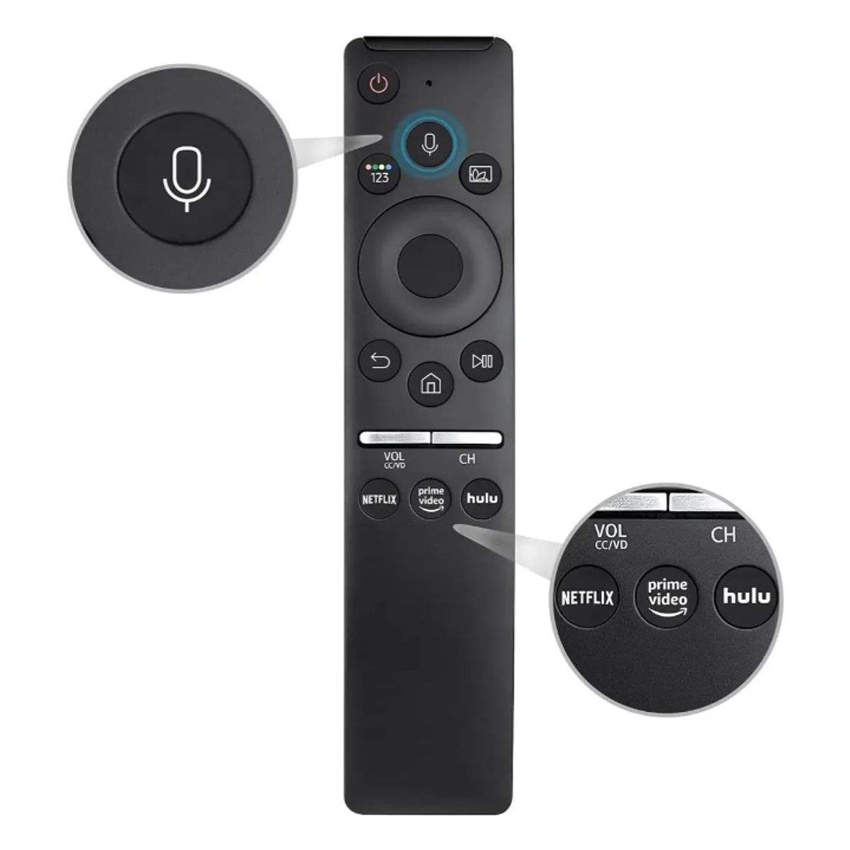 GENERICO - Control Remoto Para Samsung Tv Smart Uhd Qled 4k 8k Voz