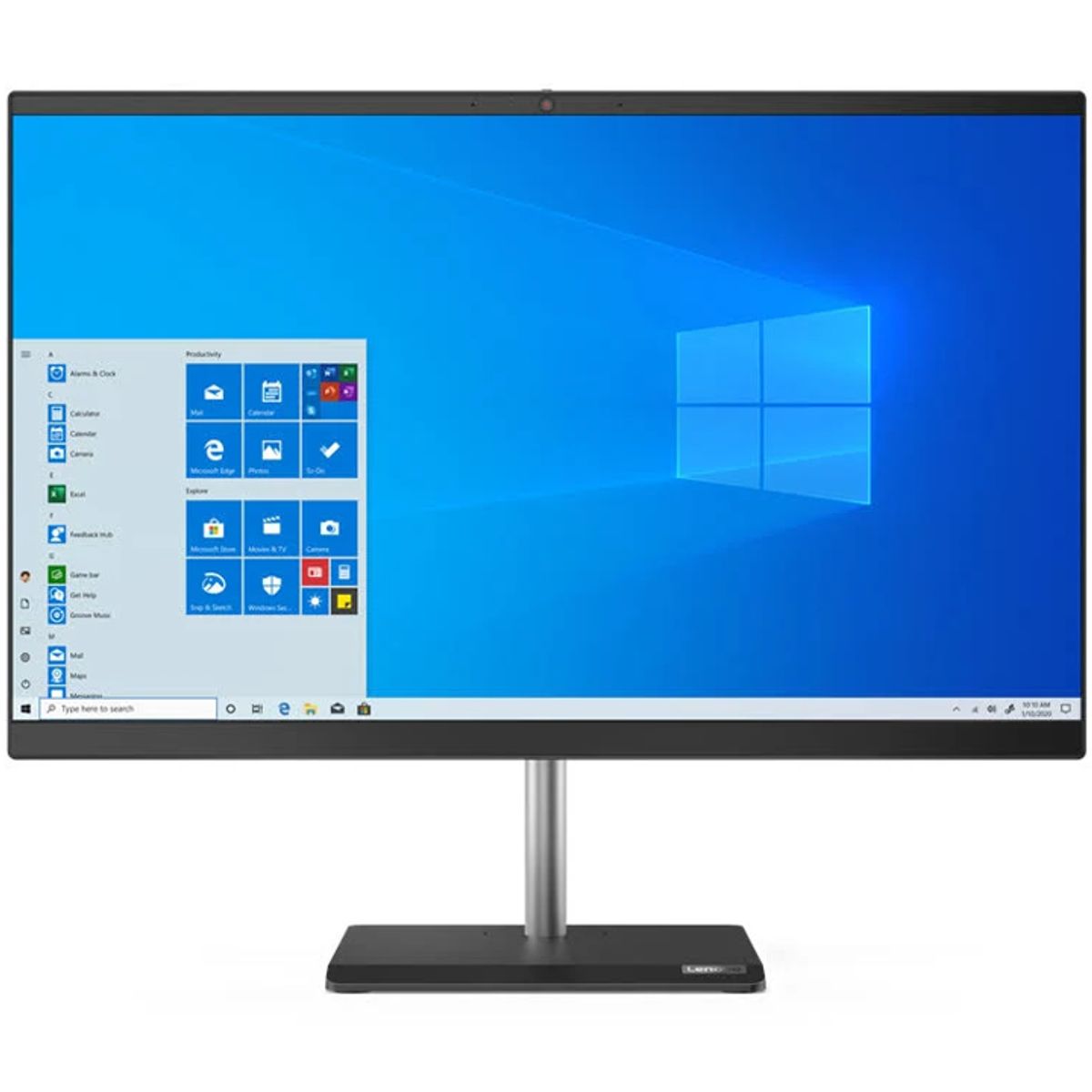 LENOVO - Aio Lenovo V50a-24imb Aio Negro 23.8 I5-10400t 8ram 256ssd