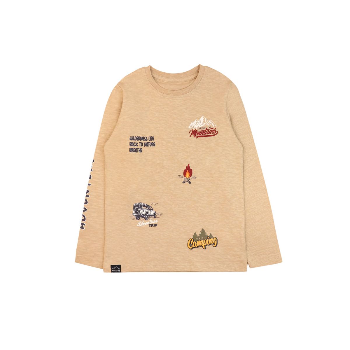 FICCUS - Polera Niño Adventure 2620230 Beige Ficcus