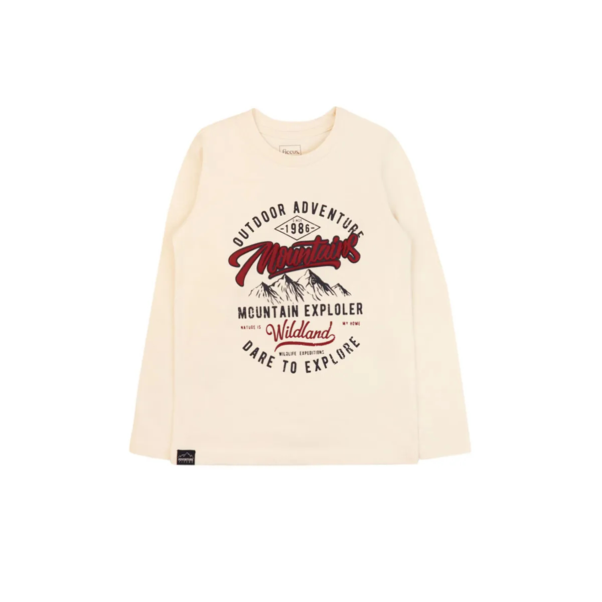 FICCUS - Polera Niño Adventure 2620231 Crudo Ficcus