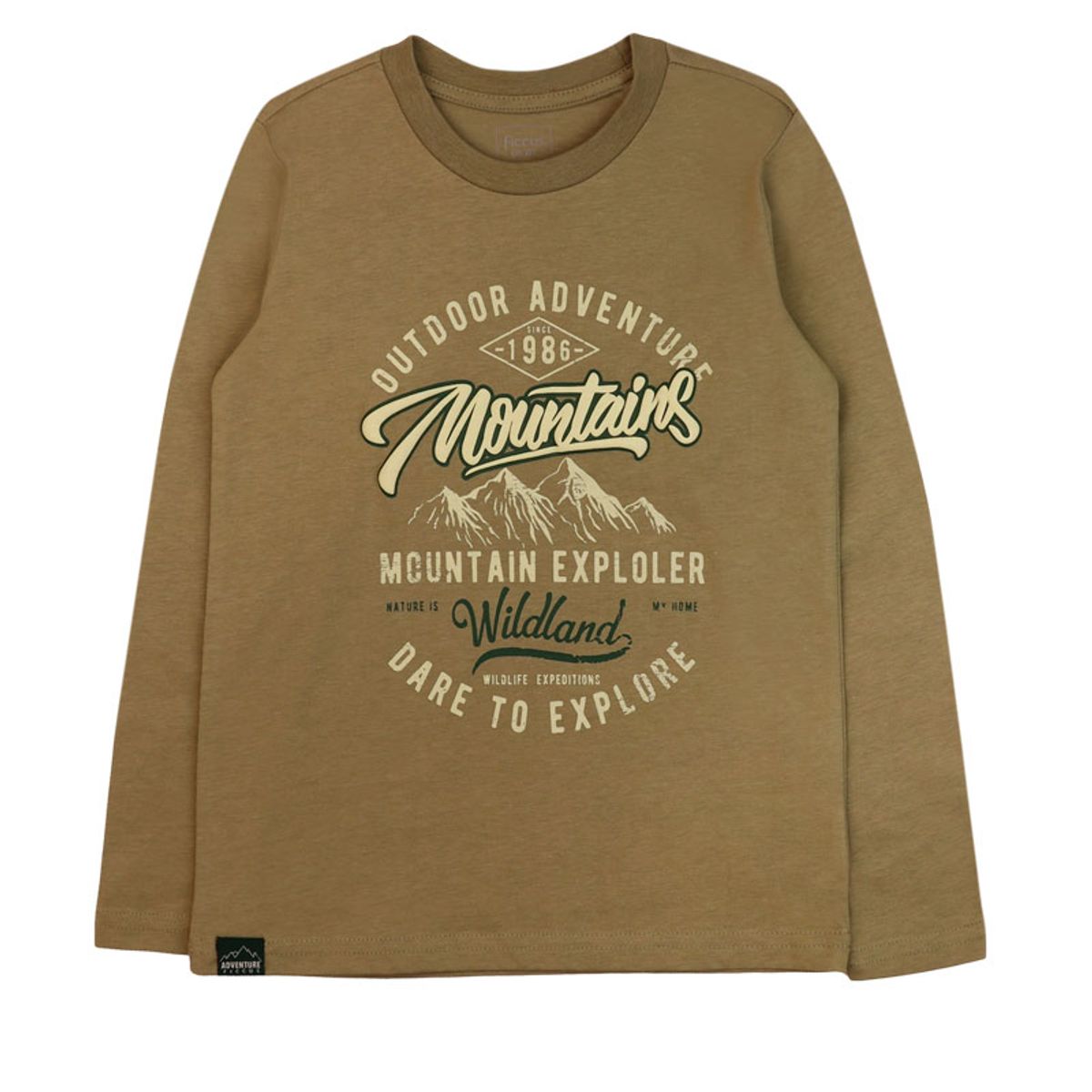 FICCUS - Polera Niño Adventure 2620231 Verde Ficcus
