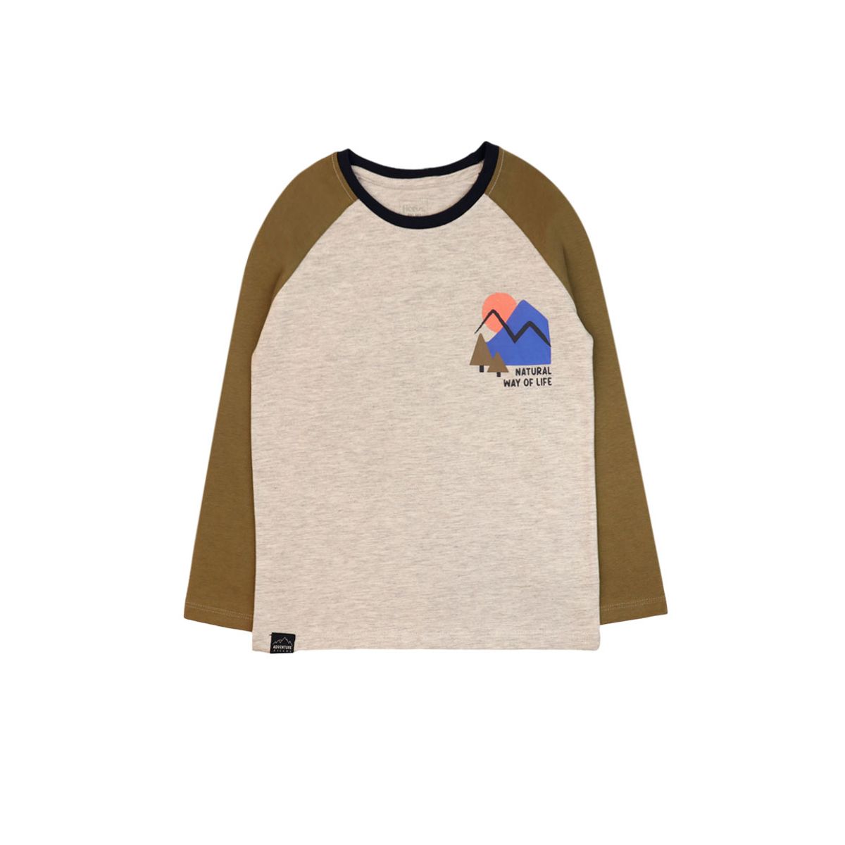 FICCUS - Polera Niño Adventure 2620232 Gris Melange Ficcus
