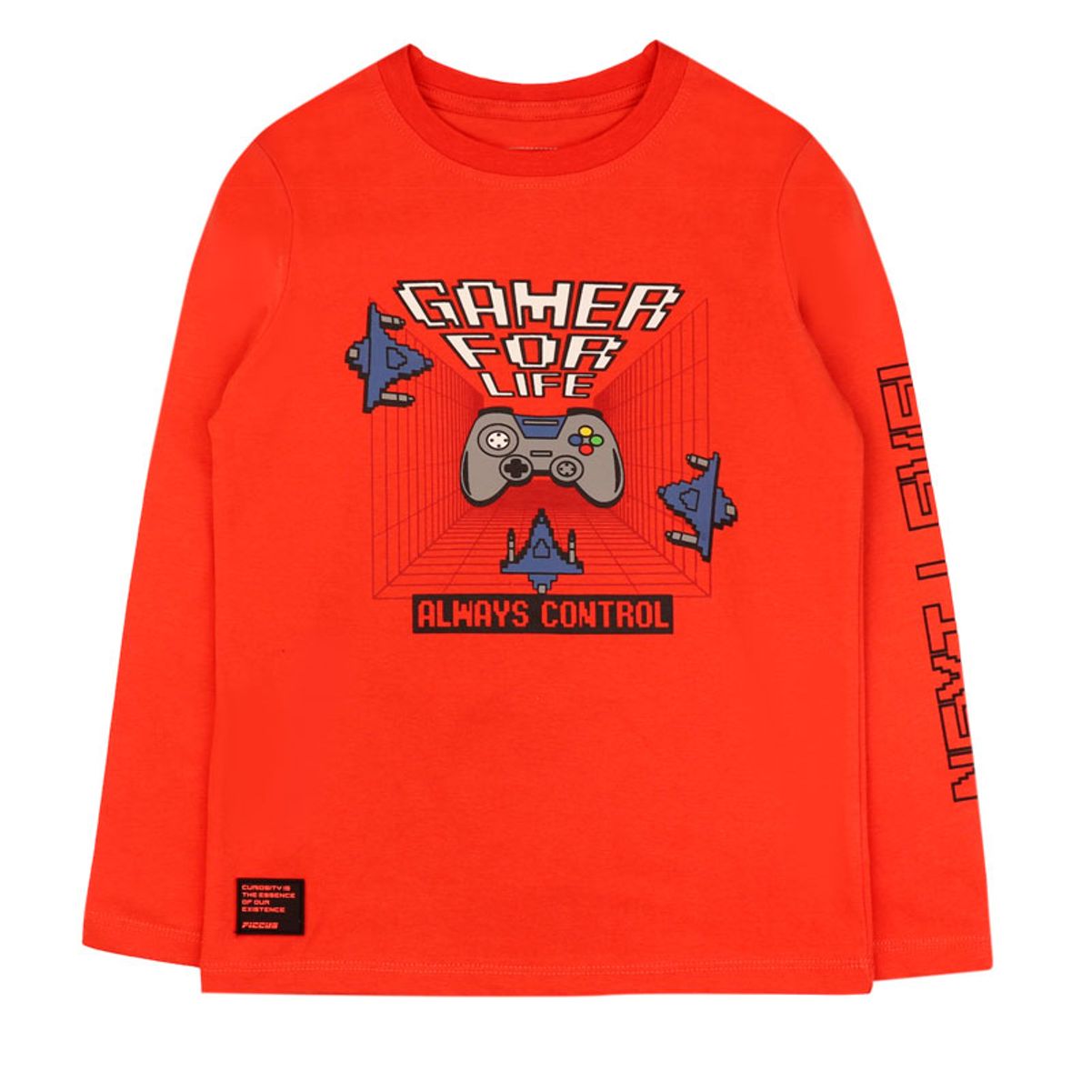 FICCUS - Polera Niño Attitude 2620238 Naranjo Ficcus