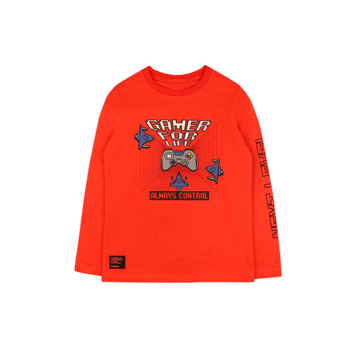 FICCUS - Polera Niño Attitude 2620238 Naranjo Ficcus