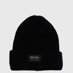 BLACK BUBBA - Beanie Brand Patch Black