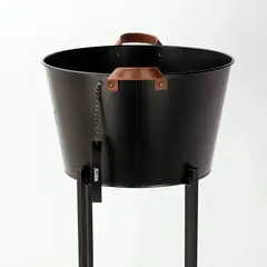 WAYU - HIELERA METALICA RACK + ABRIDOR CERVEZA
