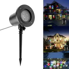GENERICO - Proyector Decorativo Foco Laser Luces Led Navidad Fiesta