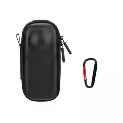 GENERICO - Estuche Rígido de PU para Insta360 X4 X5 con Gancho Metálico