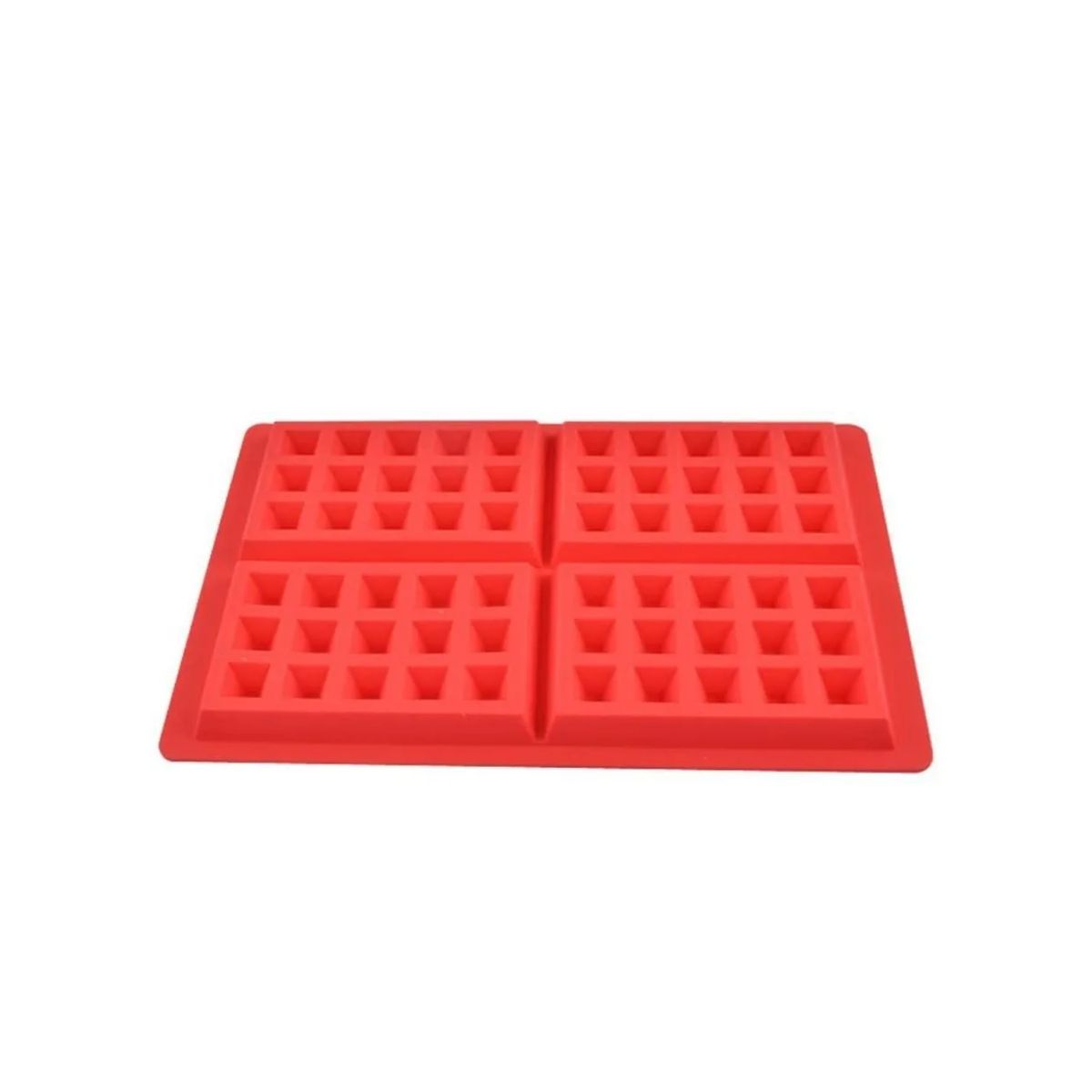 GENERICO - Molde De Silicon De 4 Cavidades Para Wafles