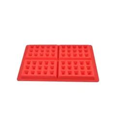 GENERICO - Molde De Silicon De 4 Cavidades Para Wafles