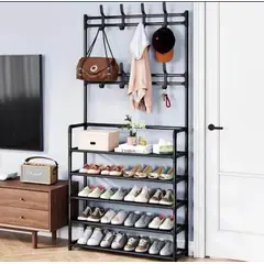 GENERICO - Zapatero Organizador Colgador Zapatos Armario Perchero Color Negro