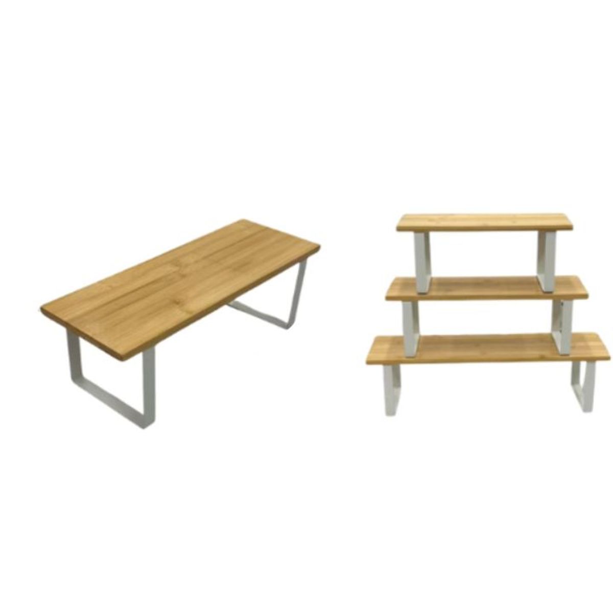 GENERICO - Especiero de Madera Premium - 50 x 15 cm - Repisa Organizadora de Cocina XL - 1 Pcs
