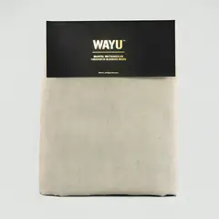 WAYU - MANTEL RECTANGULAR 140 X 240CM LINO BLENDED BEIGE