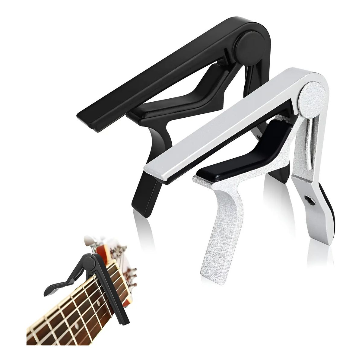 GENERICO - Cejilla, Capo Para Guitarra Acústica Clásica, Color
