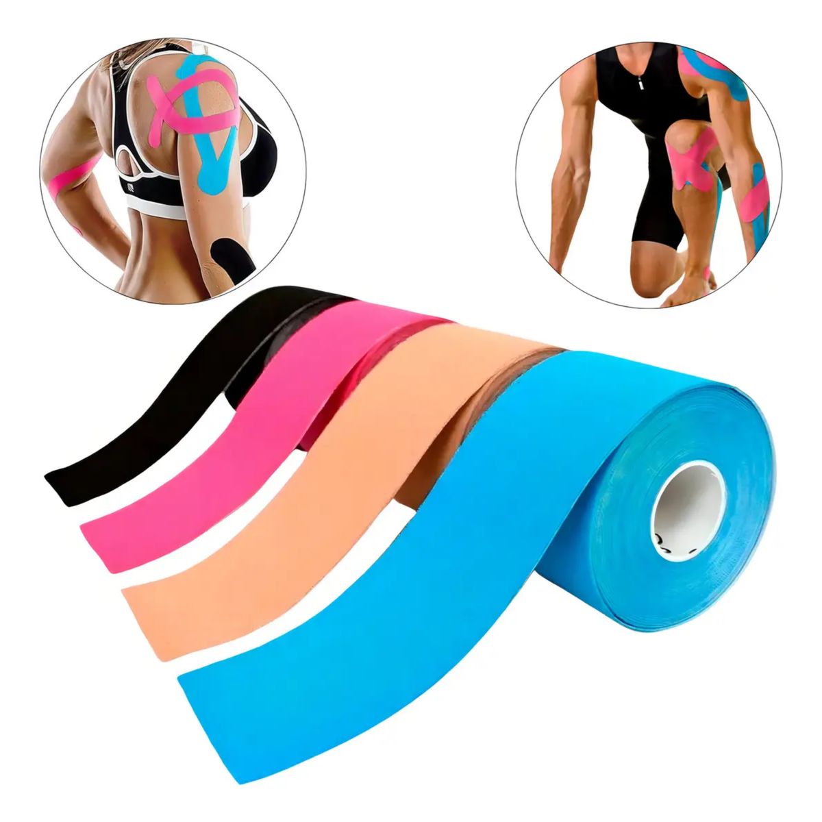 GENERICO - Cinta Venda Tape Kinesiológico Adhesivo 5cmx5m