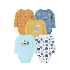 TEDMIMAK - Bodys manga larga pack 5 unidades