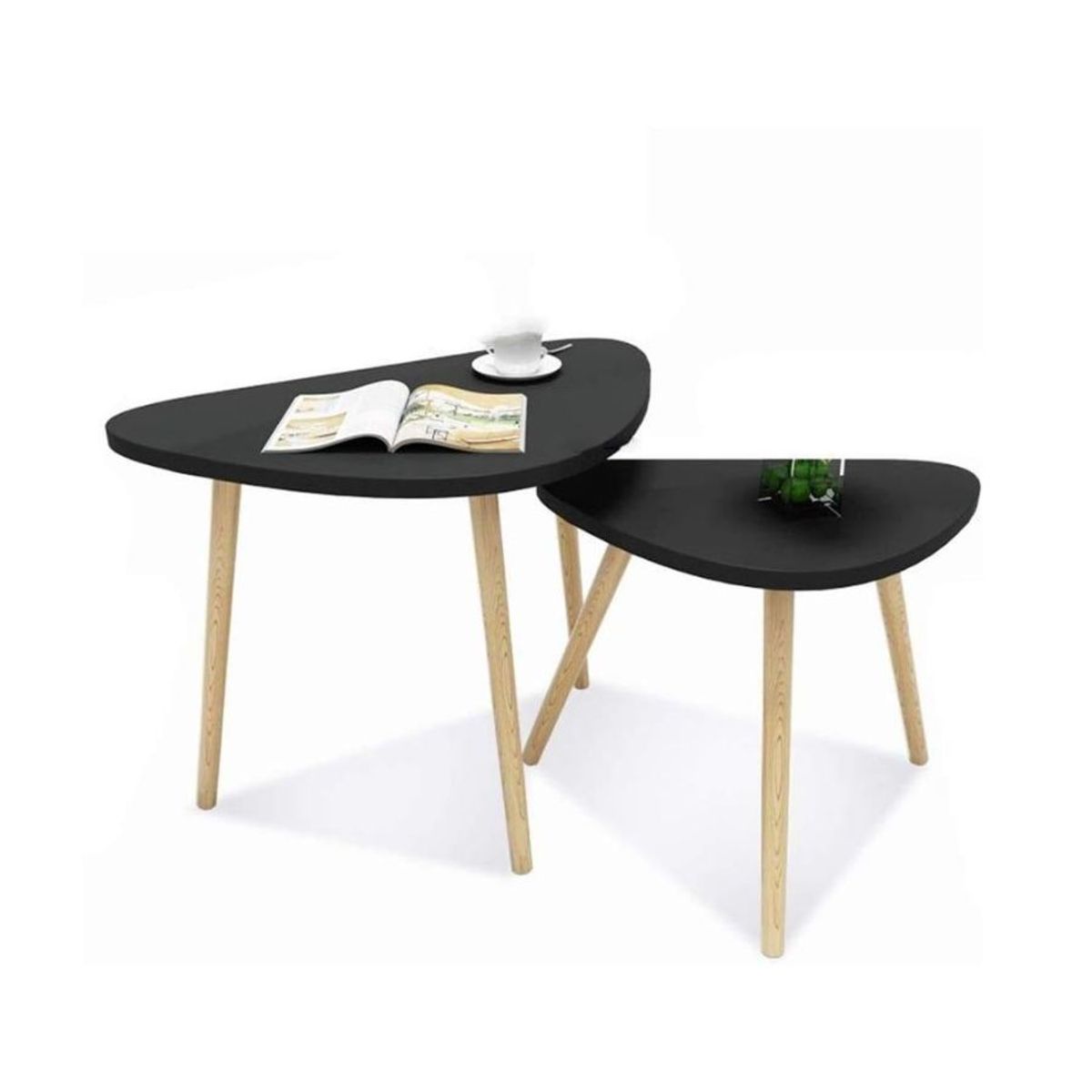 GENERICO - Mesa De Centro Minimalista De Madera