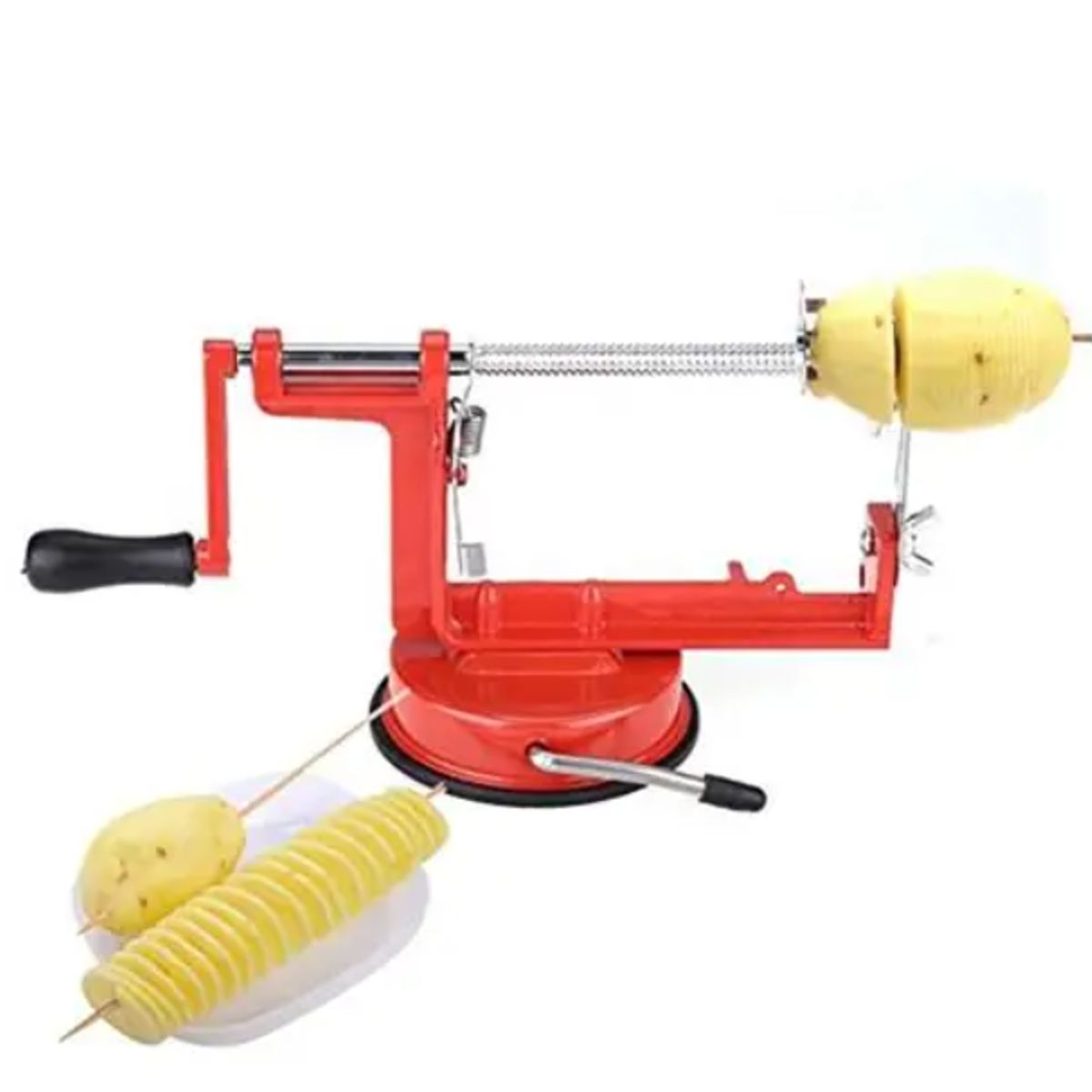 GENERICO - Maquina Papas Espiral Fritas Acero Inoxidable Espiropapas