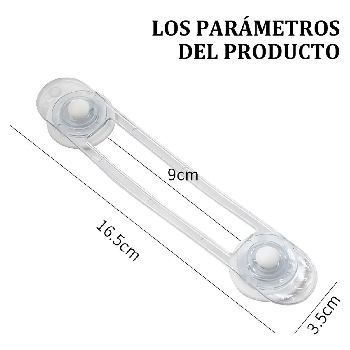 GENERICO - Pack 10 Seguros Para Muebles Cajones Bloqueo Traba Puertas