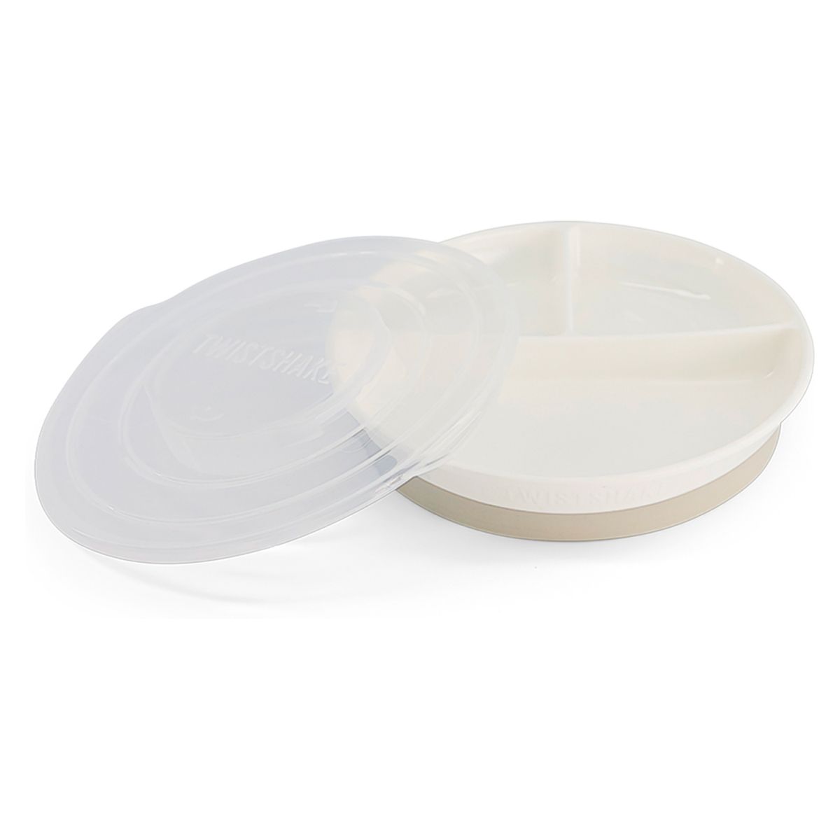 TWISTSHAKE - Plato Dividido 6+M Blanco Twistshake