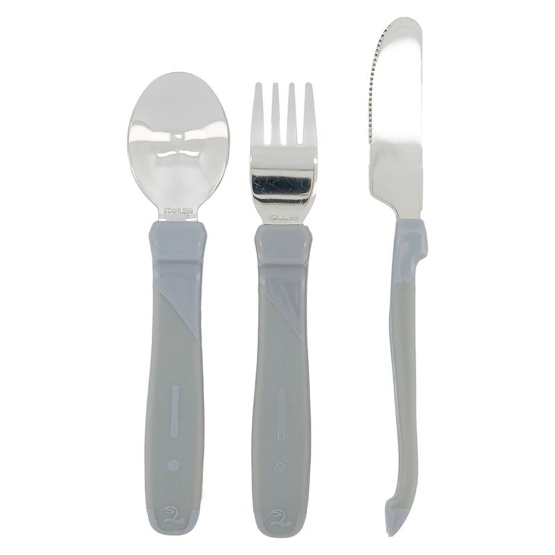 TWISTSHAKE - Servicio De Acero Inox 12+M Gris Twistshake