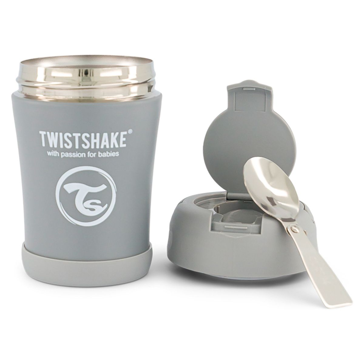 TWISTSHAKE - Termo Para Comida Gris Twistshake