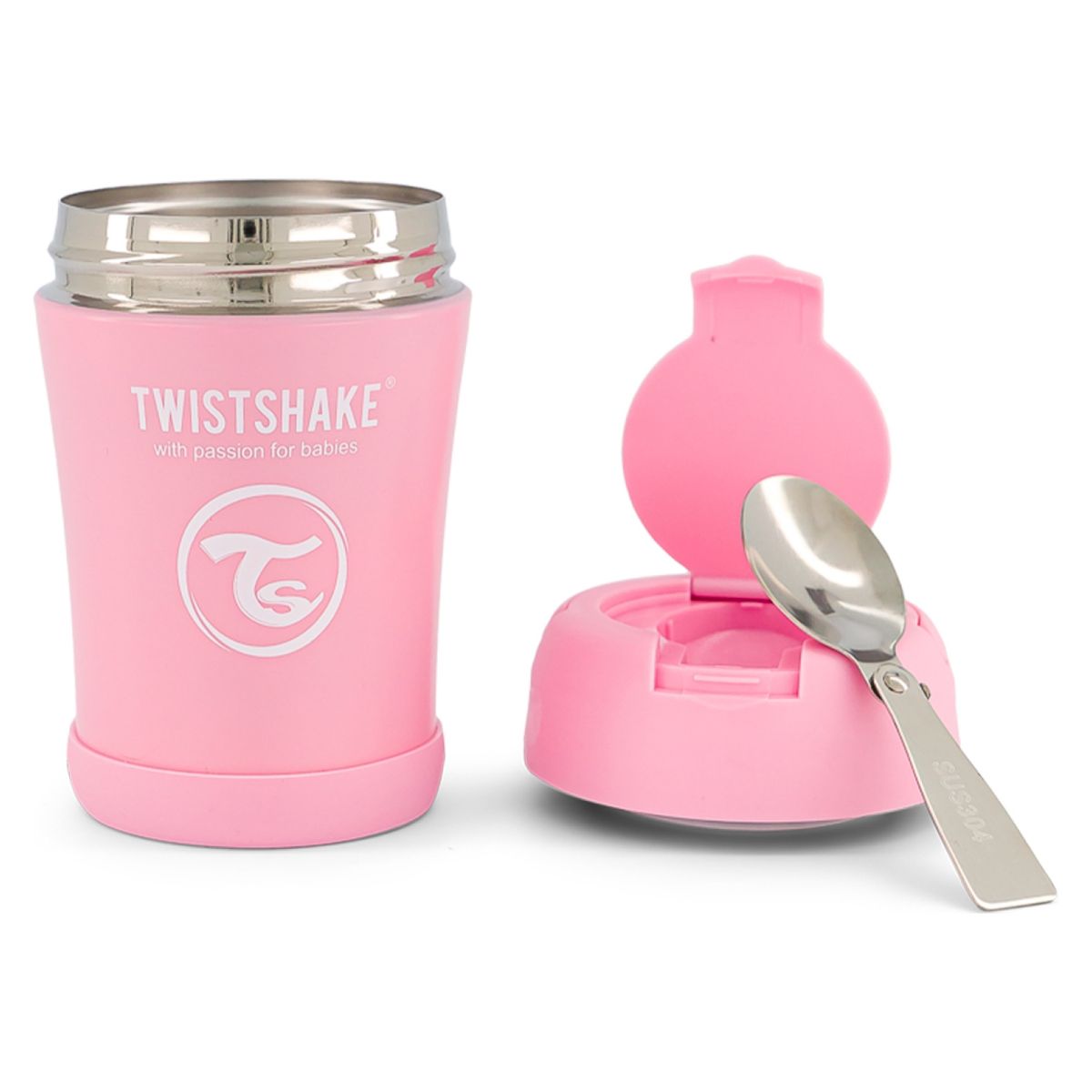 TWISTSHAKE - Termo Para Comida Rosado Twistshake