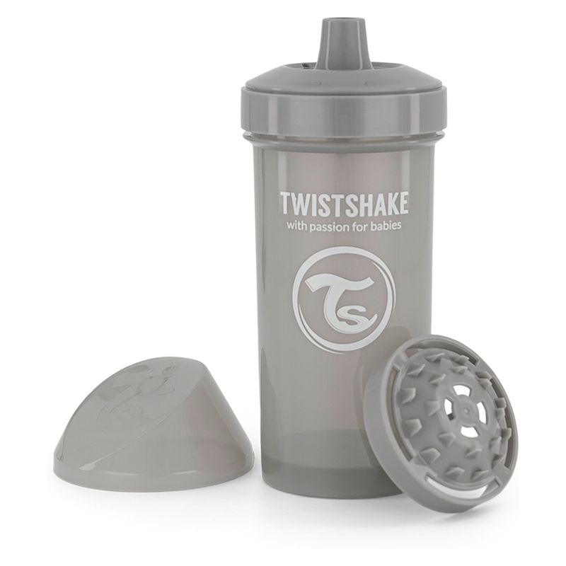 TWISTSHAKE - Vaso Kid Cup 360 Ml 12+M Gris Twistshake