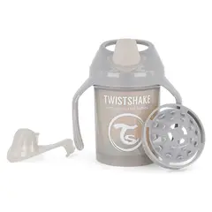 TWISTSHAKE - Vaso Antiderrame Mini Cup 230 Ml 4+M Gris