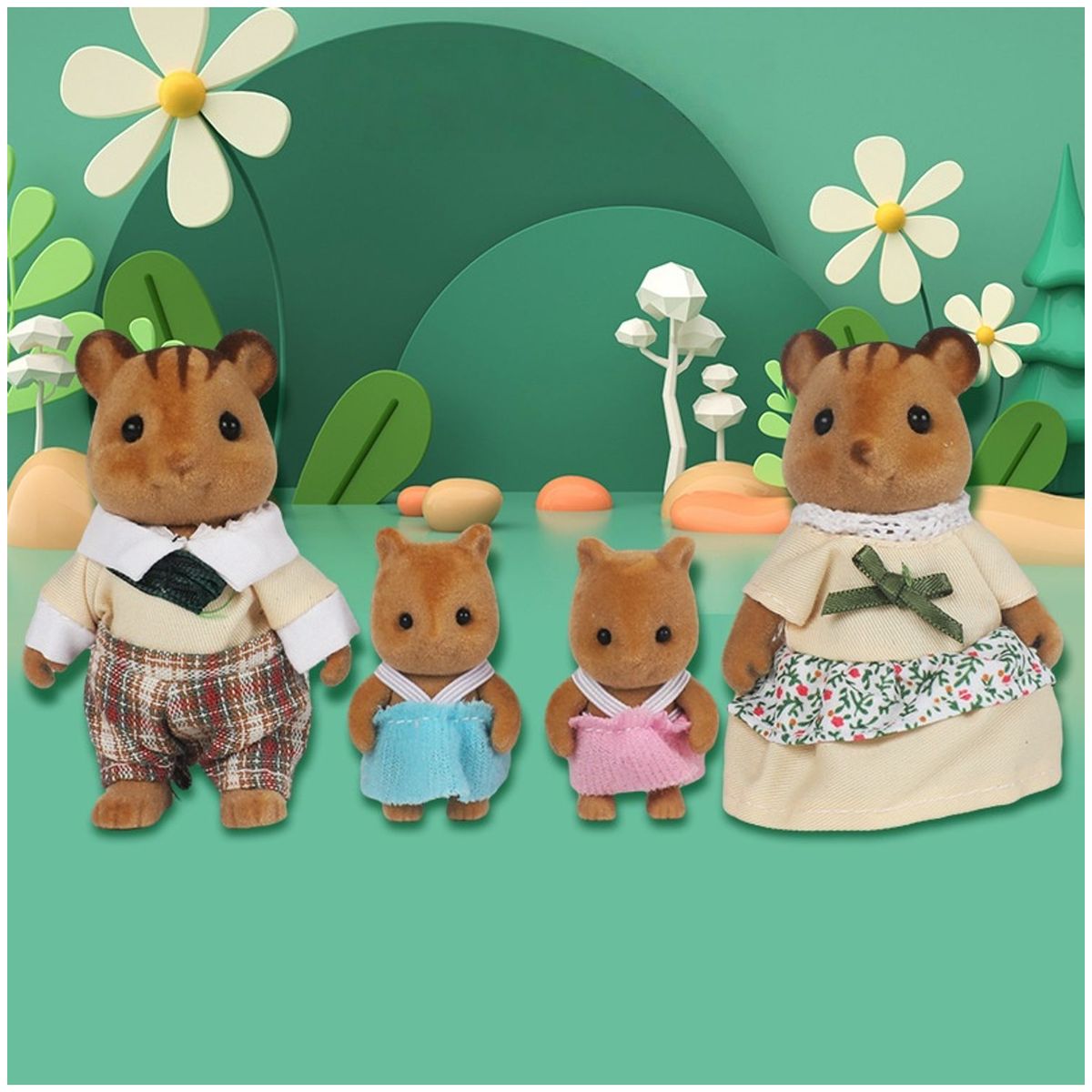TIOZONEY - 4pcs Familia Ternurines - Distintos Animales Disponibles