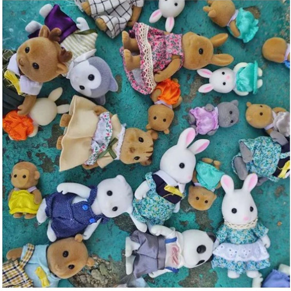 TIOZONEY - 4pcs Familia Ternurines - Distintos Animales Disponibles