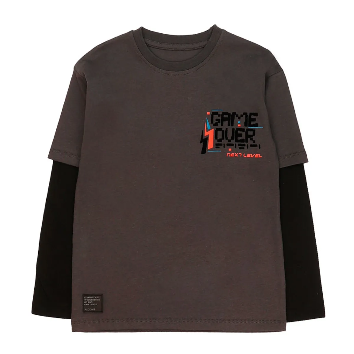 FICCUS - Polera Niño Attitude 2620234 Grafito Ficcus