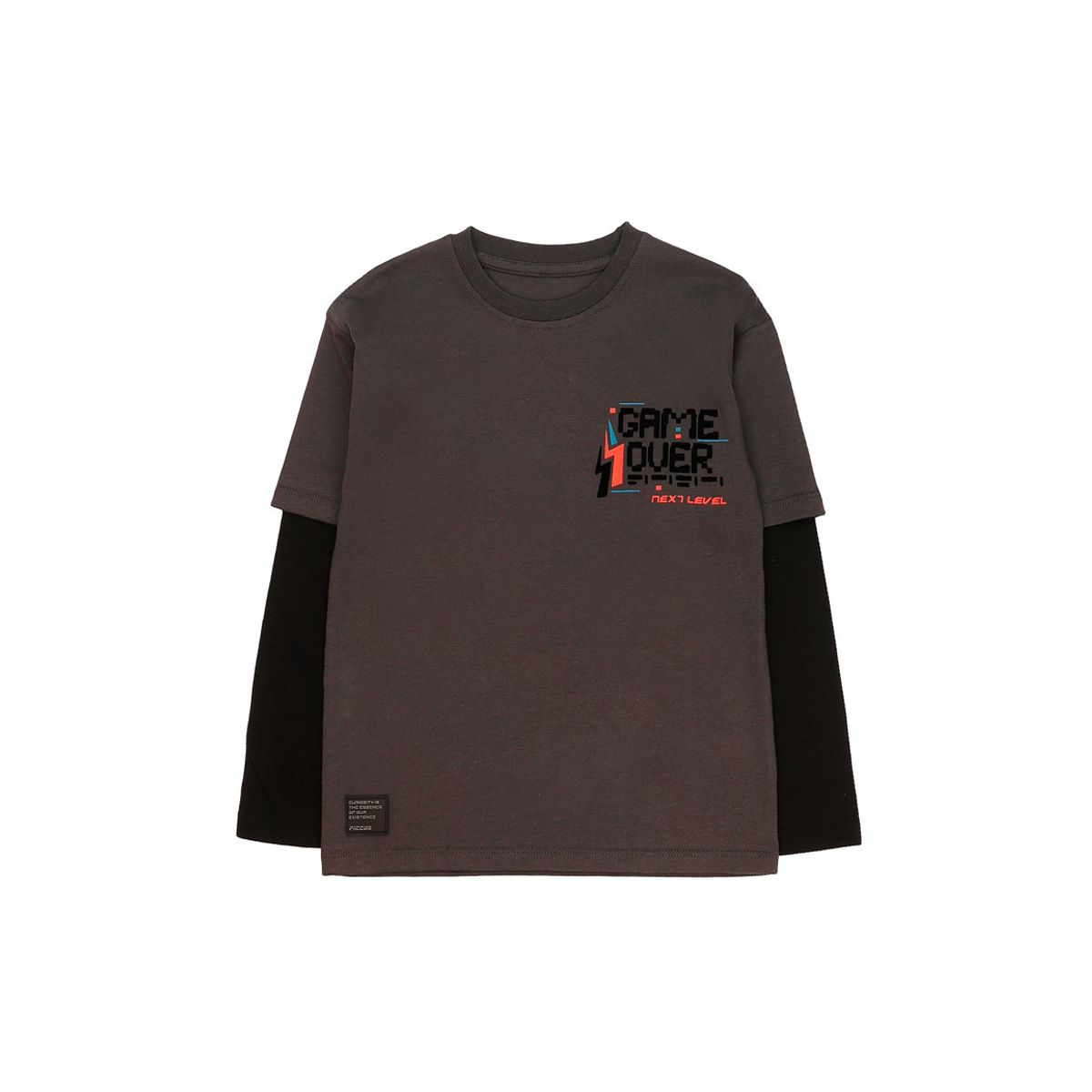 FICCUS - Polera Niño Attitude 2620234 Grafito Ficcus