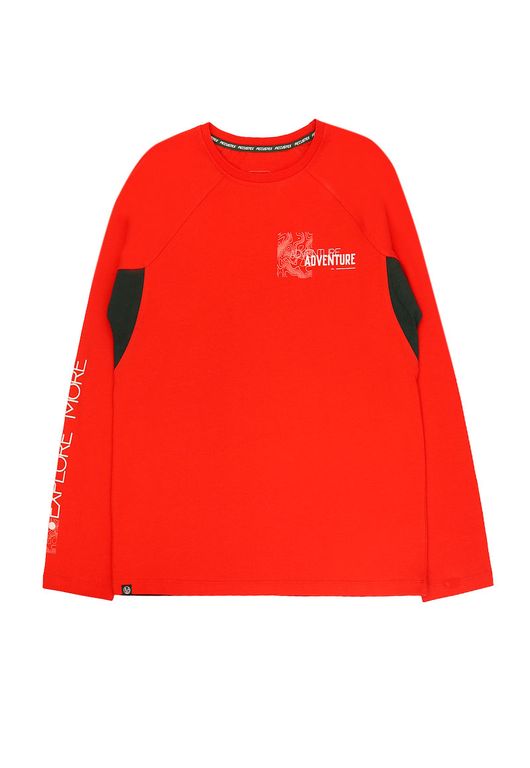 Polera Nino Ficcustex 2620568 Orange Naranjo 4
